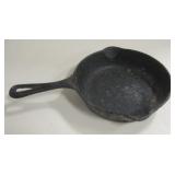 Small Camping Cast Iron Cooking Skillet, 6"D