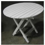 White Wood Outdoor / Patio Table