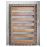 VNTG Wooden Door Mat Frame, 46" x 30.5"