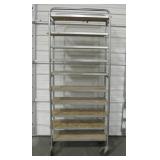 Industrial Technibilt Co. 10 Shelf Mobile Cart
