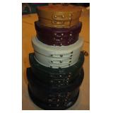 Stacked Hat Boxes Cast Iron Door Stop