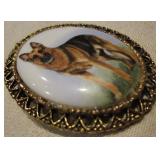 German Shepherd Brooch / Pendant