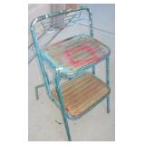 Vintage Metal 2-Step Step Stool