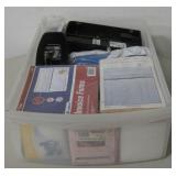 Various VNTG Office Sales Supplies & Receipts