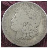 1897-O Silver Morgan Dollar - New Orleans Minted