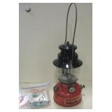 KampLite Co. Metal Red Tone Kerosene Railroad Lamp