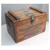 VNTG Wooden Winchester Ammo & Small Arms Box