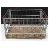 VNTG Bordens Phx Rustic Metal Milk Crate