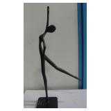 13" Tall Bodrul Khalique Bronze Dance Sculpture