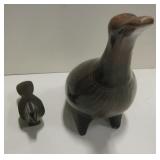 Hand Made Ceramic Bird Signed By Artist