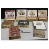 Lot of Vintage Cuban & Americana Cigar Boxes