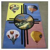 New Sky Hawk Co. N.M. Balloon Theme Rug, 60" x 39"