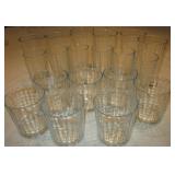 18pc Vtg Pasabahce Turkish Glassware