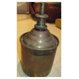 Vtg Brass Over Copper Oil Can - Germany