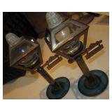 Vintage Street Lamp Shaped Salt & Pepper Shakers