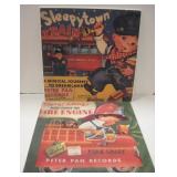 2 VNTG Styled Boy Adventure Art Boards, 14" x 14"