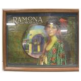 Framed Ramona Memories Lemon Crate Label Litho