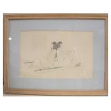 Sister Spirit Series Pencil Signed Mixed Media Art