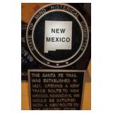 15" Humorous Santa Fe Trail Metal Plaque Sign