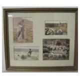 Framed Linda Dufurrena Sheepherders Photo Prints