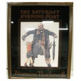 Norman Rockwell Saturday Evening Post Framed Art