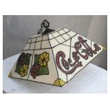 VNTG Coca-Cola Fiberglass Bar Chandelier