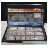 1943 - 1946, World War II Coin & Stamp Set