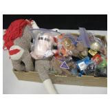 Lot of Various Vintage Plush Toys & Figurines