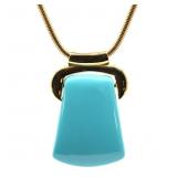 Interchangeable 3 Tone Pendant Necklace