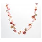 Pink Hues Cultured Pearl Bead Necklace
