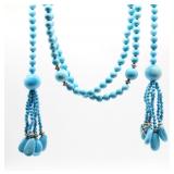 Open Ended Wrap Around Turquoise Necklace