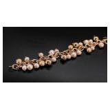 Cultivated Rosé Pearl & Bead Bracelet