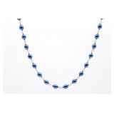 Midnight Blue Tone Beaded Necklace