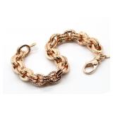 Italian Bronze Milor Rosè Chain Bracelet