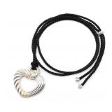 Judith Ripka Sterling 14K Diamonique Heart