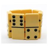 Vintage 7 Piece Domino Bracelet