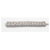 Sparkling Faux Diamond Studded Bracelet