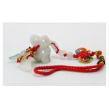Miniature Year of the Monkey Jade Charm