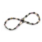 Mogao Magnetic Hematite Beaded Necklace