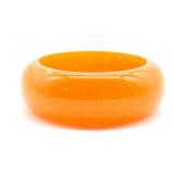Vintage Tangerine Tone Lucite Bracelet