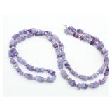 Amethyst & Cultured Pearl Necklace
