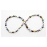 Polychrome Cultured Pearl Necklace