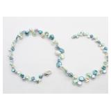 Mermaid Hue Baroque Pearl Necklace