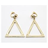 VNTG Triangle Form Earrings