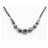 Modern Geometric Bead Necklace