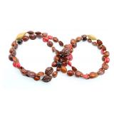 Unique Varnished Fruit Seed Necklace