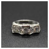 Classic Ladies Faux Gem Ring