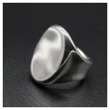 RLM Sterling Silver Oval Ring