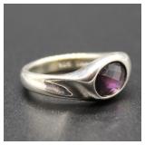Sterling Silver Rainbow Topaz Ring