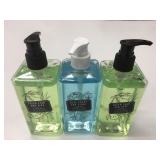 3 Blue Poppy & Peony & Pear & Aloe Hand Soaps